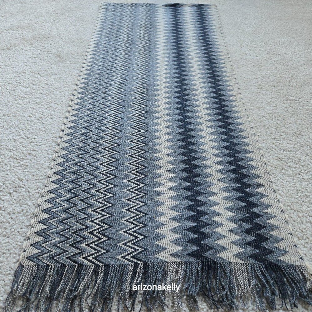 Missoni WOOL grey zig zag scarf - Picture 6 of 15